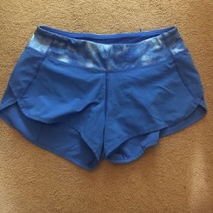 Lululemon Speed Up Short 2.5” Size 4 Blue